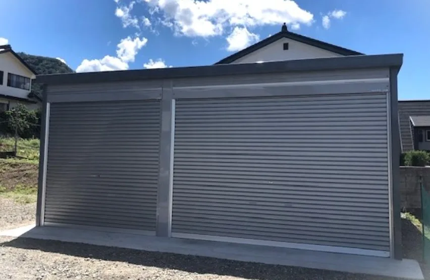 安曇野市の積雪対応ガレージ・カーポート施工事例2 - アシスタンス心和