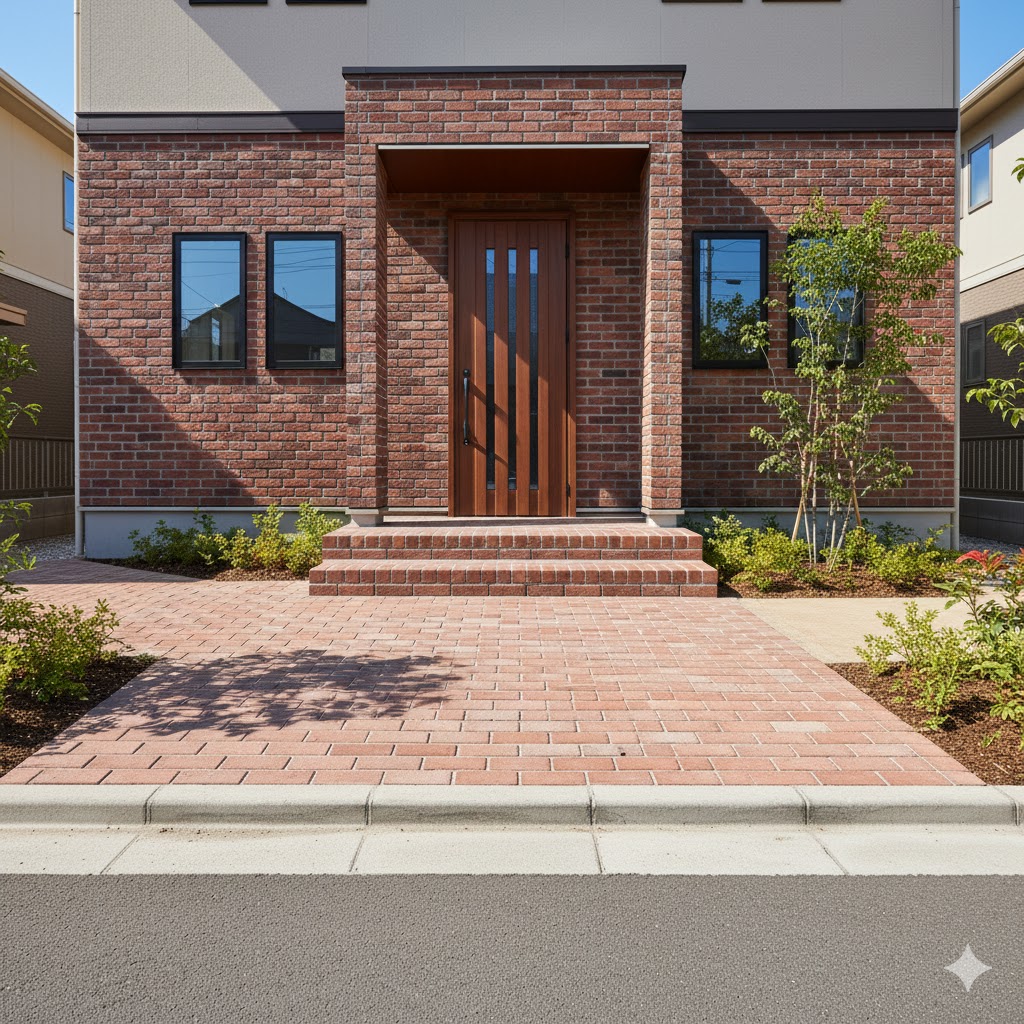 松本・安曇野・大町・塩尻で対応するインターロッキング工事のイメージ