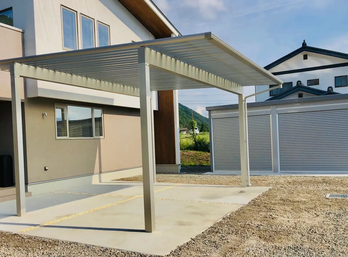 松本市のカーポート施工事例